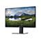 Schwarzer Dell-Monitor mit Landschaftsbild. Der Monitor steht auf einem schwarzen StÃ¤nder vor weiÃŸem Hintergrund.