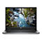 Ein schwarzer Laptop mit einem Wasserfall-Bildschirmhintergrund. Unten steht das Dell-Logo.