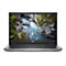 Ein grauer Laptop der Marke Dell, auf dem Bildschirm ein Fluss in einer Schlucht, vor weiÃŸem Hintergrund.