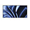 Abstraktes Bild, blaue wellenförmige Muster.