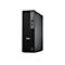 Un PC tour Dell noir. Sur le devant, on trouve le bouton d'alimentation, les ports USB et le logo Dell.