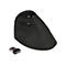 Ergonomische Vertikalmaus in Schwarz mit USB-Empfänger, 2,4 GHz.