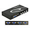 Delock Switch VGA 4 port manual bidirectional - Bildschirm-Switch - 4 Anschlüsse