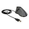Delock - vertikale Maus - USB - Grau, Schwarz