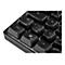 Nahaufnahme einer schwarzen Computertastatur mit Fokus auf Strg-, Windows- und Alt-Tasten.