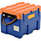 Depósito portátil CEMO Blue-Mobil EASY, con bomba de membrana CEMATIC BLUE 12 V, depósito de 200 l para AdBlue®, tapa abatible, An 800 x P 620 x Al 610 mm