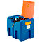 Depósito portátil CEMO Blue-Mobil EASY, con bomba sumergible CENTRI SP30 12 V, depósito de 210 l para AdBlue®, tapa abatible, An 785 x P 595 x Al 685 mm