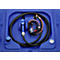Depósito portátil CEMO Blue-Mobil EASY, con bomba sumergible CENTRI SP30 12 V, depósito de 440 l para AdBlue®, tapa abatible, An 1180 x P 800 x Al 710 mm
