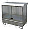 Dépôt de marchandises dangereuses type GD-C BAUER, acier, L 1430 x l 820 x H 1390 mm, serrure à cylindre, capacité du bac 220 I, galvanisé à chaud