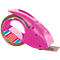 Dérouleur de rubans adhésifs pack´n´go tesapack®, rose