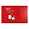 Design-Glasboard magnetoplan®, magnetisch, beschreibbar, Querformat, rot, 1500 x 1000 mm