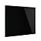 Design-Glasboard magnetoplan®, magnetisch, beschreibbar, Querformat, schwarz, 1200 x 900 mm