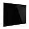 Design-Glasboard magnetoplan®, magnetisch, beschreibbar, Querformat, schwaz, 1500 x1000 mm