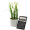 Desktopcalculator Twen Eco 10, 10-cijferig display op zonne-energie, MU &amp; GT-functie en 10-cijferig display.