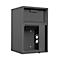 Despositt-kluis Format Dinero 1, 14,6 l, deur rechts draaiend, dubbelbaard slot, inwerpklep, B 290 x D 290 x H 450 mm, grafietgrijs