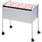 Desserte mobile pour dossiers suspendus Mappenboy DURABLE, gris clair, sans dossiers suspendus