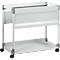 Desserte mobile pour dossiers suspendus System DURABLE, simple rangée, gris, sans dossiers suspendus