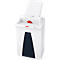 Destructeur de documents Autofeed HSM SECURIO AF350, niveau de sécurité 5, coupe en particules de 1,9 x 15 mm, 10 feuilles, blanc