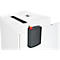 Destructeur de documents HSM Pure 740 max, niveau de sécurité 4, coupe en particules de 4,5 x 30 mm, 22 feuilles, blanc
