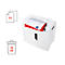 Destructeur de documents HSM Shredstar S10, niveau de sécurité 2, coupe en bandelettes de 6 mm, 10 feuilles, blanc