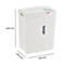 Destructeur de documents HSM shredstar X10, niveau de sécurité 4, coupe en particules de 4,5 x 30 mm, 10 feuilles, blanc-argenté