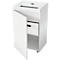 Destructeur de documents HSM StoreEx OMDD 130, pour CD's/DVD's/cartes de crédit, coupe en particules 2,2 x 4 mm, P-4, 51 l de capacité de réception, blanc