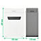 Destructeur de documents Leitz IQ 10X Protect Premium P4, coupe croisée 4 x 40 mm, 18 l, capacité de coupe 10 feuilles, technologie anti-bourrage, blanc