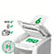 Destructeur de documents Leitz IQ Autofeed Office 150 P5, entièrement automatique, coupe micro 2 x 15 mm, 44 l, capacité de coupe 150 feuilles, blanc