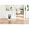 Destructeur de documents Leitz IQ Autofeed Small Office 100 P4, entièrement automatique, coupe croisée 4 x 30 mm, 34 l, capacité de coupe 100 feuilles, blanc