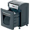Destructeur de documents Rexel Momentum Extra P420+, mobile, P4, coupe croisée 4 x 35 mm, 30 l, capacité de coupe 20 feuilles, noir