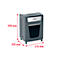 Destructeur de documents Rexel Momentum Extra P420+, mobile, P4, coupe croisée 4 x 35 mm, 30 l, capacité de coupe 20 feuilles, noir