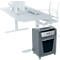Destructeur de documents Rexel Momentum Extra P420+, mobile, P4, coupe croisée 4 x 35 mm, 30 l, capacité de coupe 20 feuilles, noir
