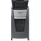 Destructeur de documents Rexel Optimum AutoFeed+ 300X, entièrement automatique, coupe de particules 4 x 25 mm P-4, 60 l, capacité de coupe 10-300 feuilles, avec roulettes pivotantes, noir