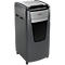 Destructeur de documents Rexel Optimum AutoFeed+ 750X P4, entièrement automatique, coupe croisée 4 x 30 mm, 140 l, capacité de coupe 750 feuilles, avec roulettes, noir