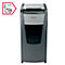 Destructeur de documents Rexel Optimum AutoFeed+ 750X P4, entièrement automatique, coupe croisée 4 x 30 mm, 140 l, capacité de coupe 750 feuilles, avec roulettes, noir