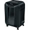 Destructora Fellowes® Powershred LX 85, corte de partículas 4 x 40 mm, P-4, 19 l, capacidad de corte de 12 hojas, con rodillos, negra