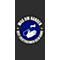 Deurmat 'handen wassen', polyamide/vinyl, L 1500 mm x B 900 mm, zwart/wit/blauw, Nederlandse markering