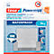 Deux crochets Waterproof Powerstrips Zoom tesa, en inox, pour pièces humides, max. 3 kg