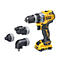 DEWALT DCD703L2T accuboormachine, 12V 3Ah, borstelloze motor, volledig metalen tandwielkast, 1,5-10mm klembereik