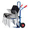 Diable de transport de chaises - avec pneus gonflables