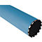 Blauwe boor met getande ring.