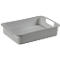 Dienblad Sunware®, maat M, voor Sigma Home Box met inhoud 24 l &amp; 32 l, L 340 x B 221 x H 68 mm, gerecycled polypropeen, lichtgrijs