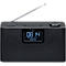 Digitale radio Soundmaster® DAB700SW, DAB+/UKW, Bluetooth/USB/Micro-SD, 3 geheugentoetsen &amp; elk 30 voorkeuzezenders, 2 x 6 W, hoofdtelefoonaansluiting, zwart