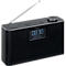 Digitale radio Soundmaster® DAB700SW, DAB+/UKW, Bluetooth/USB/Micro-SD, 3 geheugentoetsen &amp; elk 30 voorkeuzezenders, 2 x 6 W, hoofdtelefoonaansluiting, zwart