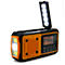 Digitalradio Soundmaster DAB1120R, DAB+/UKW-PLL, Li-Ion-Akku, Solarpanel/Dynamo, LED-Leuchte, B 153 x T 55 x H 75 mm, orange