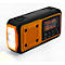 Digitalradio Soundmaster DAB1120R, DAB+/UKW-PLL, Li-Ion-Akku, Solarpanel/Dynamo, LED-Leuchte, B 153 x T 55 x H 75 mm, orange