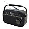 Digitalradio Soundmaster® DAB280SW, DAB+/UKW, 1,2 W, 10 Stationstasten & 40 Festsenderspeicher, Kopfhörerbuchse, schwarz