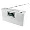 Digitalradio Soundmaster DAB700WE, DAB+/UKW, mit MP3, USB/Micro SD/Bluetooth, 20 Festsenderspeicher, B 240 x T 80 x H 140 mm, weiß