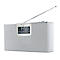 Digitalradio Soundmaster DAB700WE, DAB+/UKW, mit MP3, USB/Micro SD/Bluetooth, 20 Festsenderspeicher, B 240 x T 80 x H 140 mm, weiß