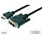 Un câble HDMI vers DVI gris foncé avec des connecteurs aux deux extrémités.